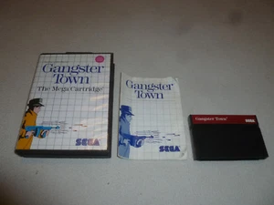 BOXED MASTER SYSTEM GAME GANGSTER TOWN COMPLETE W BOX & MANUAL MEGA CARTRIDGE >> - Bild 1 von 2