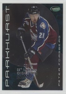 2001-02 ITG Parkhurst 23rd National Chicago 2002 /10 Peter Forsberg #8 HOF