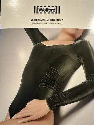 Cuerda Wolford Esmeralda Color del cuerpo: Verde oscuro Talla: Pequeña 79204 Foto 1 de 4