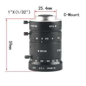 10 Megapixels 12-36mm Industrial Lens Manual Zoom No Distortion Industrial Lens - Picture 1 of 6