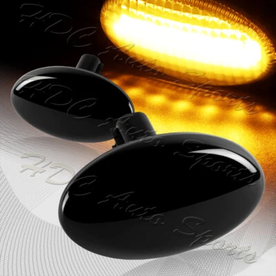 For Subaru Impreza WRX STi Forester Smoked Lens LED Signal Side Marker Lights - Image 1 of 4