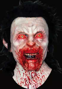 Blood Spattered Lab Freak Ghoulish DELUXE ADULT LATEX BLOODY ANGER ZOMBIE MASK - Picture 1 of 1