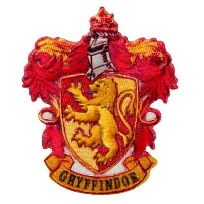 Aufbügler Patch Harry Potter© Gryffindor  Wappen Lizens Aufnäher NEU  - Bild 1 von 2