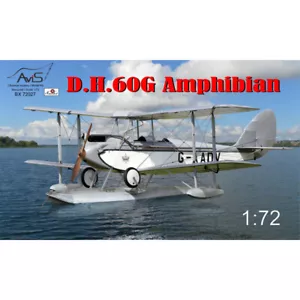 Escala 1:72 Avis 72027 DH-60G "Anfibio" - Kit Modelo Plástico Avión Biplano - Imagen 1 de 12