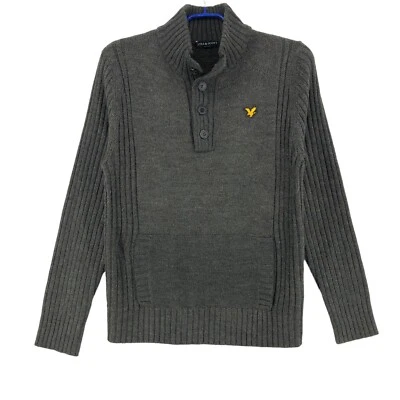 LYLE & SCOTT Men 100% Acrylic Wool Mix High Neck Jumper Pullover Sweater Size M - Image 1 of 4