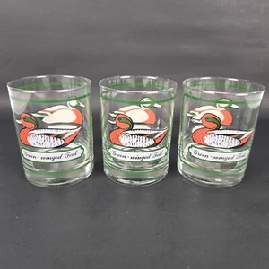 Vasos bajos de whisky Three Georges Briard pintail verde azulado pato - Imagen 1 de 11