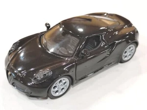 Welly 1/34 Alfa Romeo 4C, Black Diecast Metal Model (#43676) - Picture 1 of 11