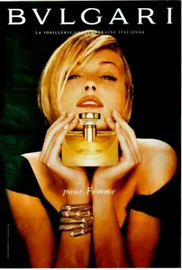 Original vintage poster BULGARI JEWELLERY & PERFUME c.2000 - Picture 1 of 1