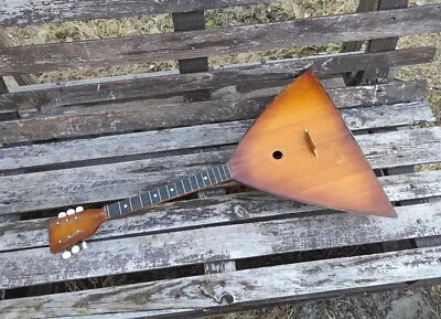Vintage balalaika, Soviet concert balalaika, 6 strings - Image 1 of 4