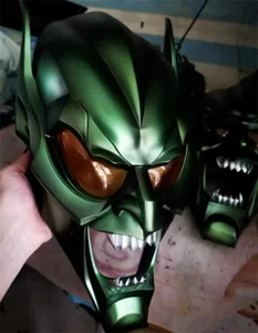 High Quality 1:1 Green Goblin Helmet Norman Osborn Wearable Mask Cosplay Costume - Picture 1 of 13