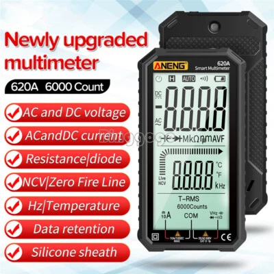 MARKENLOS ANENG 620A True RMS Auto Range Digital Multimeter AC/DC Voltage Meter Ammeter