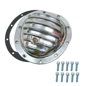 Camión Chevy GMC 10 pernos pulido aluminio cubierta diferencial 8,5 RingGear Suburban - Imagen 1 de 4