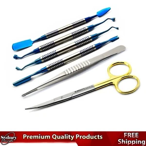 Dental PRF Implant Surgery Instruments Bone Graft Compactor & Tissue Scissors - Bild 1 von 4