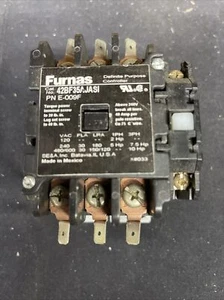 42BF35AJASI FURNAS 3POLIG 120-240V SCHÜTZ 24 Volt Spule Aux Kontakt - Bild 1 von 8