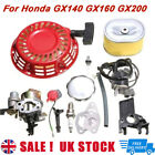 Honda GX200 GX140 GX160 Service Kit Carburetor Plug Ignition Coil Recoil Gaskets