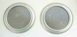 MINI Cooper ONE S Harman Kardon Front Door Speaker Grill Cover PAIR R50 R52 R53 - Picture 1 of 18
