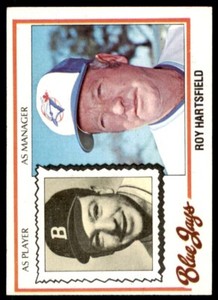 1978 Topps #444 Roy Hartsfield EX-MT/NM Toronto Blue Jays