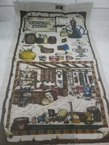 Vintage Kay Dee Mixed Nut Tree Linen Kitchen Towel New Garden Plants Seeds MCM - Picture 1 of 5