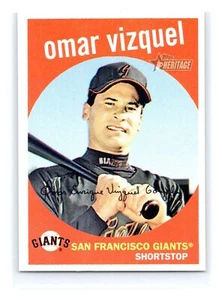 2008 Topps Heritage #52 Omar Vizquel - Picture 1 of 2