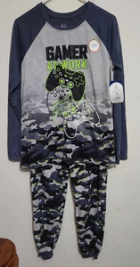 2 Piece Wonder Nation Boys Sz XXL (18) Pajama Set Gamer Graphic Print - Picture 1 of 6