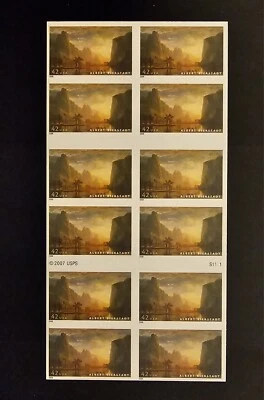 U.S. Scott #4346a - Albert Bierstadt - 42 Cent MNH Booklet Of 20 Stamps - Image 1 of 3