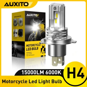 H4 9003 LED Bulb 15000LM Replacement High/Low Beam Motorcycle Headlight 6000K UK - Picture 1 of 7