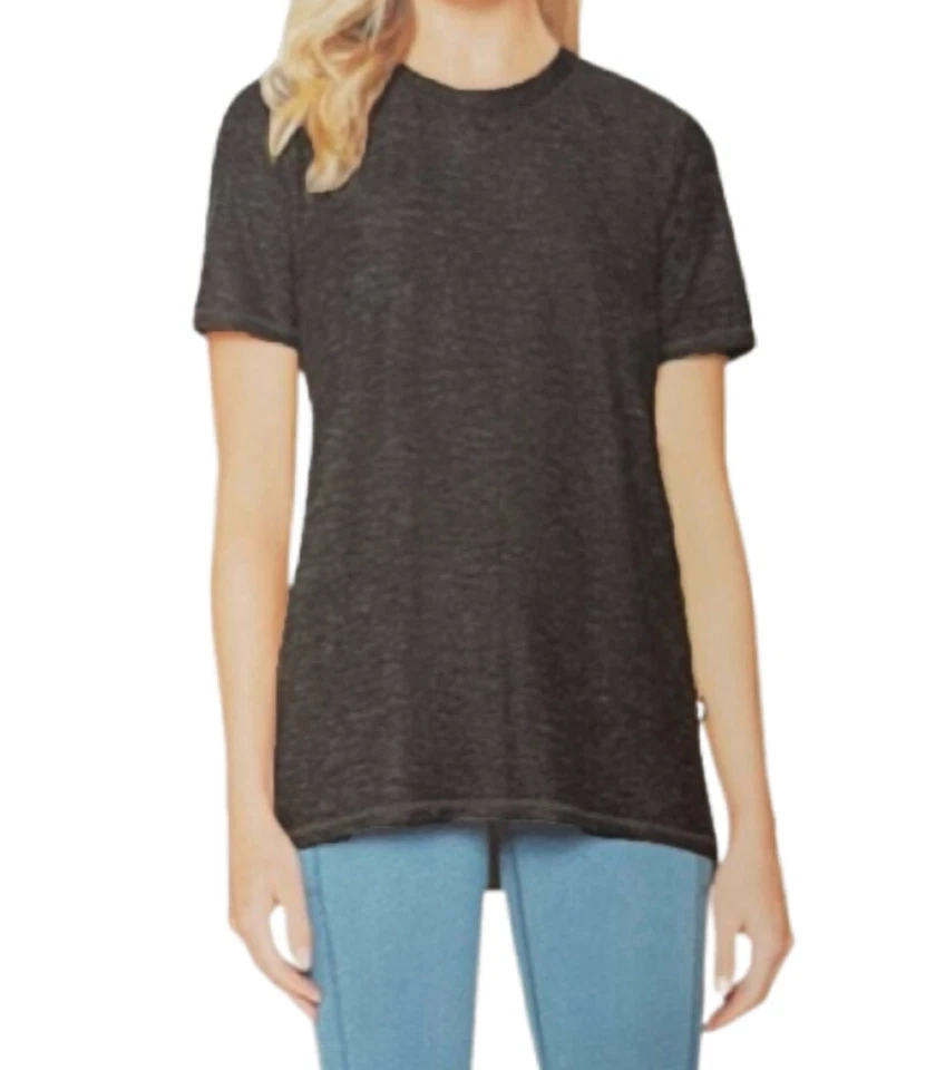 Skechers Ladies’ Active Short Sleeve T-Shirt Black Heather XXL 18/20