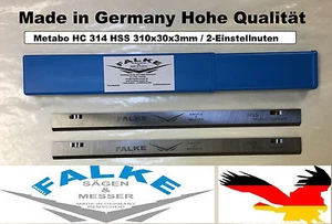Elektra HC 314, Hobelmesser HSS 310x30x3mm / 2-Einstellnuten, 4 Stück bis Bj. 99 - Picture 1 of 3
