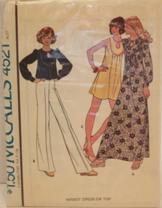 Womens/misses dress, top, tunic, size Petite McCall's #4521 VTG Boho/easy - Picture 1 of 2
