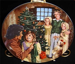 Plato de Navidad familiar Little House on the Prairie - Imagen 1 de 1