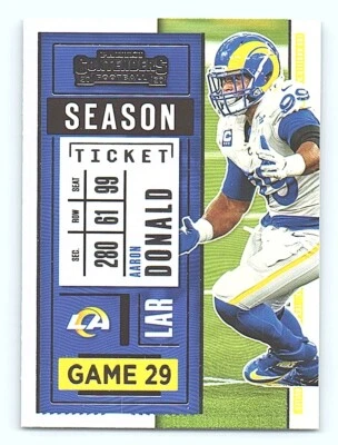 2020 Panini Contenders #53 Aaron Donald - Image 1 of 2