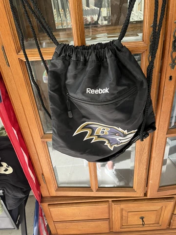 Baltimore Ravens - Drawstring Bag - Backpack - Gym Bag (NFL) Double Draw String Cover