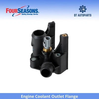For 2011-2017 Ford Fiesta Engine Coolant Outlet Flange 4 Seasons 2012 2013 2014 - Image 1 of 4