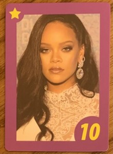 MS. RIHANNA, PURPLE COLLECTOR'S CARD, MINT ! SUPER HOT & SEXY ! COOL !