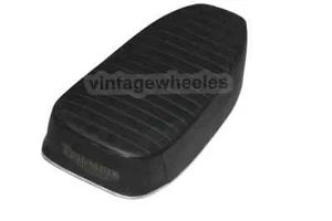 DUAL LEATHERETTE SEAT FITS FOR TRIUMPH T140 TR7 MODEL 1973-77 CLEA. - Picture 1 of 8