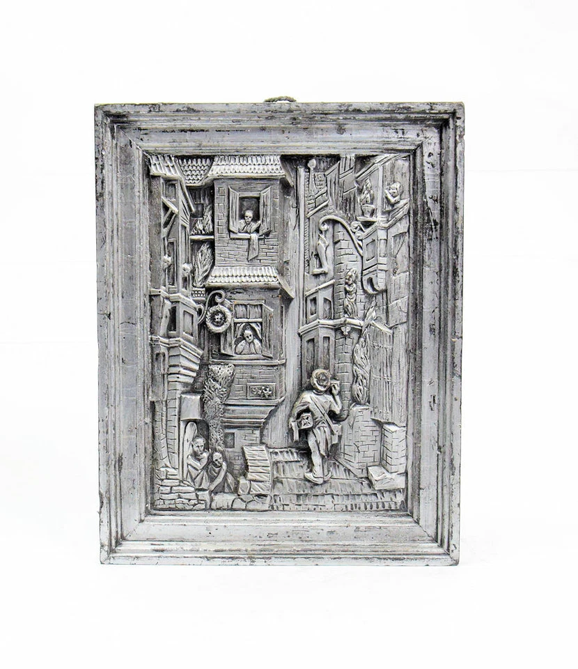 Altes Wachsbild Wachs Model - groß, Motiv Nachtwächter - 56 - Bild 1 von 1