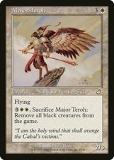 Major Teroh Torment NM White Rare MAGIC THE GATHERING MTG CARD ABUGames