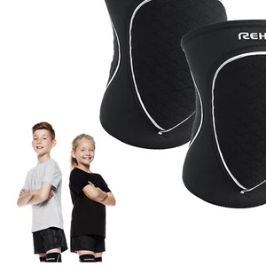 Children's Knee Pads - Comfortable & Protective for Sports, Black Small Pair - Picture 1 of 11