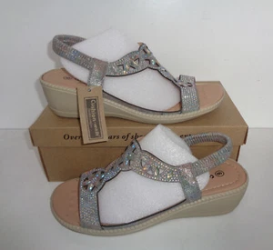 Cushion Walk New Ladies Sandals Womens Comfort Open Toe Summer Shoes UK Size 3-8