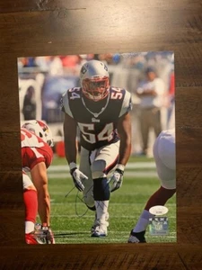 FOTO 8X10 FIRMADA POR LOS PATRIOTAS DE NUEVA INGLATERRA JSA Dont'A Hightower - Imagen 1 de 1