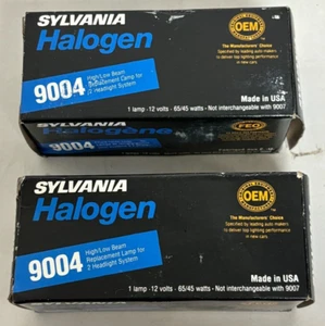 DOS bombillas halógenas Sylvania 9004 - nueva caja abierta - Imagen 1 de 9