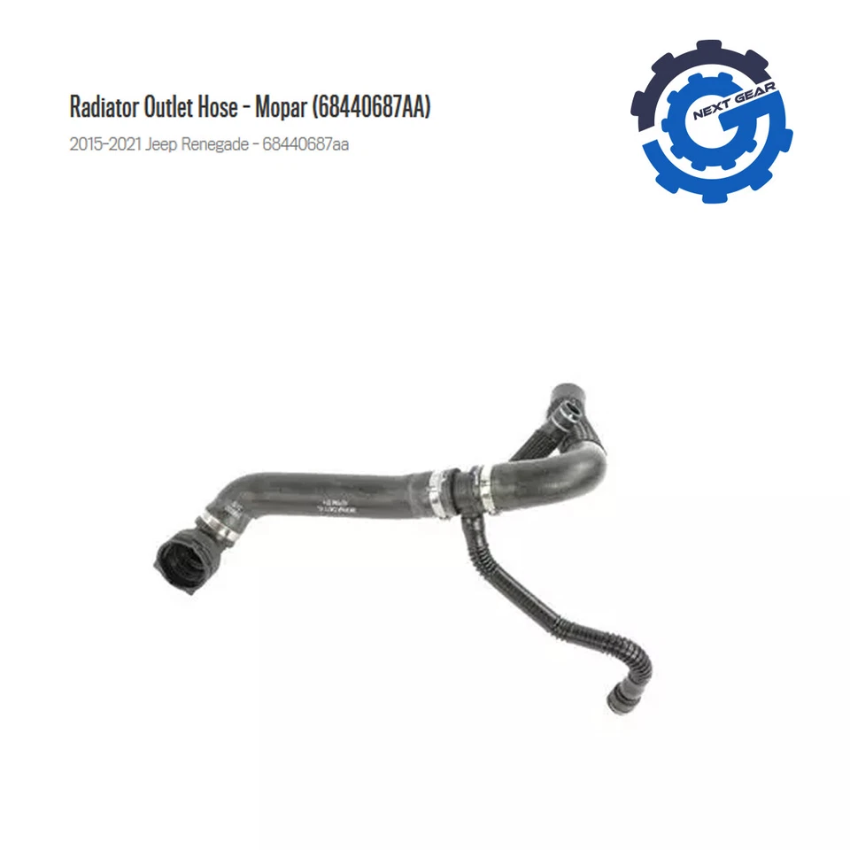Nueva manguera de salida de radiador Mopar OEM para Jeep Renegade 2015-2021 68440687AA Foto 1 de 3