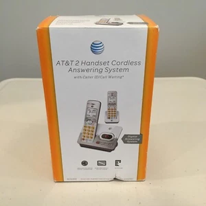New Sealed AT&T EL52203 2 Handset Cordless Answering System With Caller ID - Picture 1 of 10