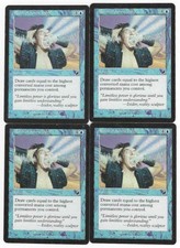 Magic the Gathering MTG Scourge Rush of Knowledge Cards by Eric Peterson X4