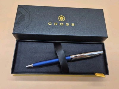 Cross Townsend Kugelschreiber Limited Blau Chrom TOP Zustand Mine trocken - Bild 1 von 4