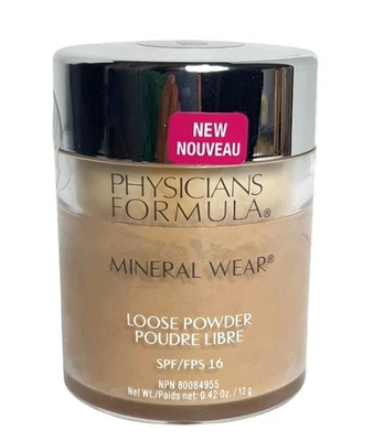 Physicians Formula Sand Beige Mineral Wear Loose Powder SPF 16 New Natural Finis - Image 1 of 3