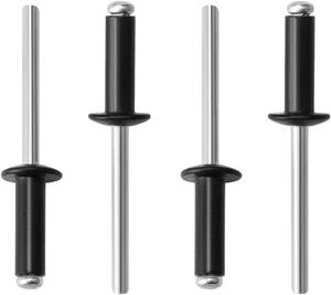 Aluminium Blindnieten schwarz 100 Stück - Bild 1 von 11