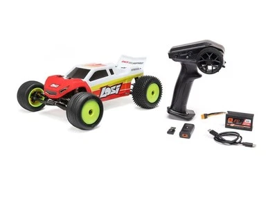 LOSI Mini-T 2.0 V2 1:18 Brushless RTR Truck Rot/Weiß LOS-1056T1 - Bild 1 von 4