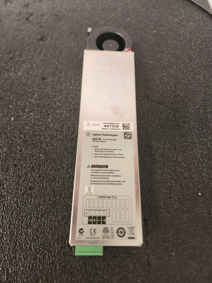 HP/Agilent N6731B 0-5V/0-10A/50W DC Power Module READ! Unit #3 - Image 1 of 1