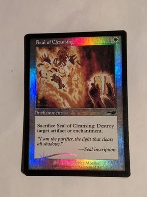 Seal of Cleansing Nemesis Foil NM!!! - Image 1 of 2